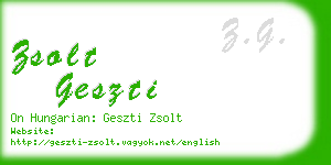 zsolt geszti business card